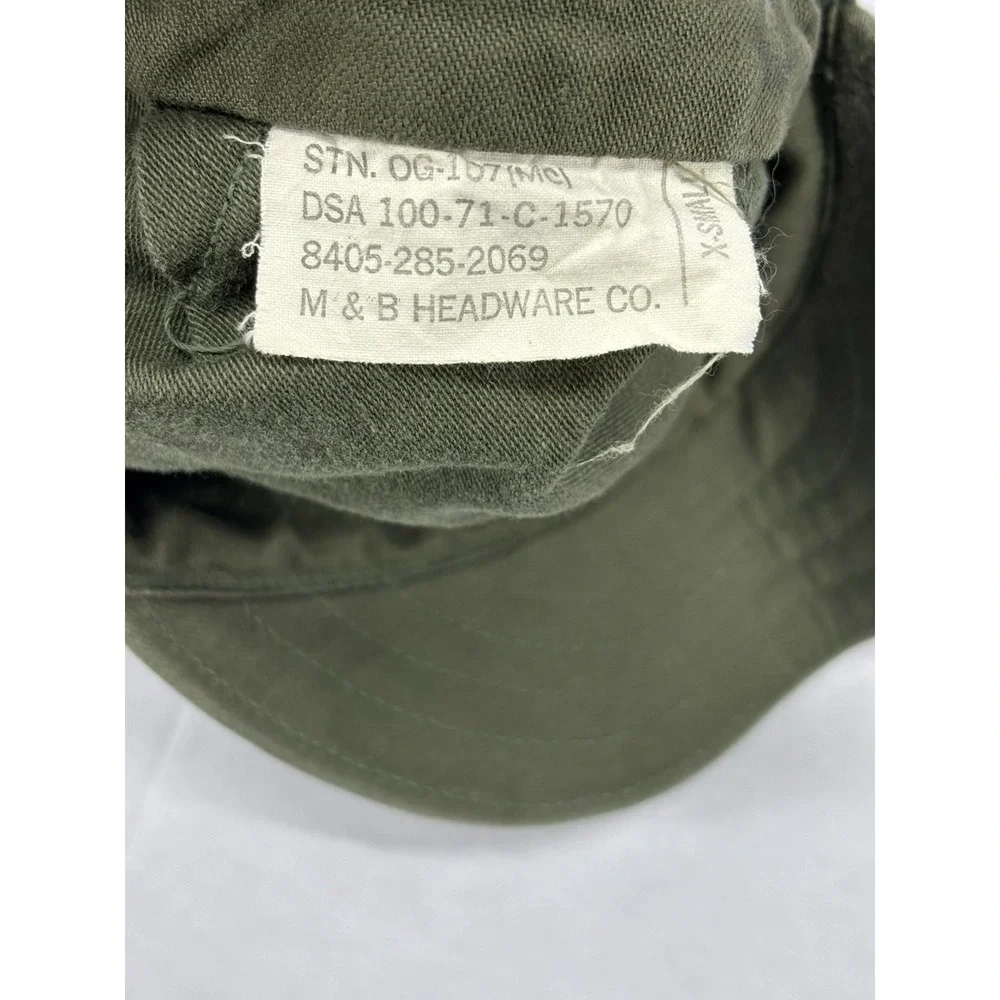 USMC Olive Drab Utility Cover Cap Marine Corps 8-Point Hat USGI Vietnam XS OG107
